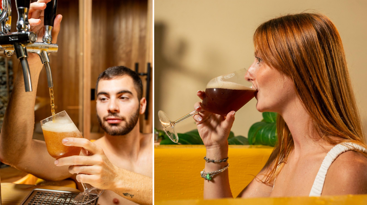 Avete mai fatto il bagno nella birra? In Piemonte si può:  «È una spa unica al mondo«»