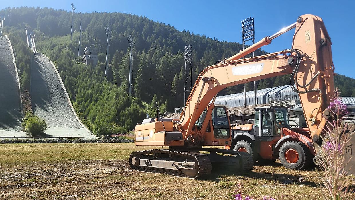 Pragelato, dopo 18 anni tornano gli operai nell'area dei trampolini olimpici 