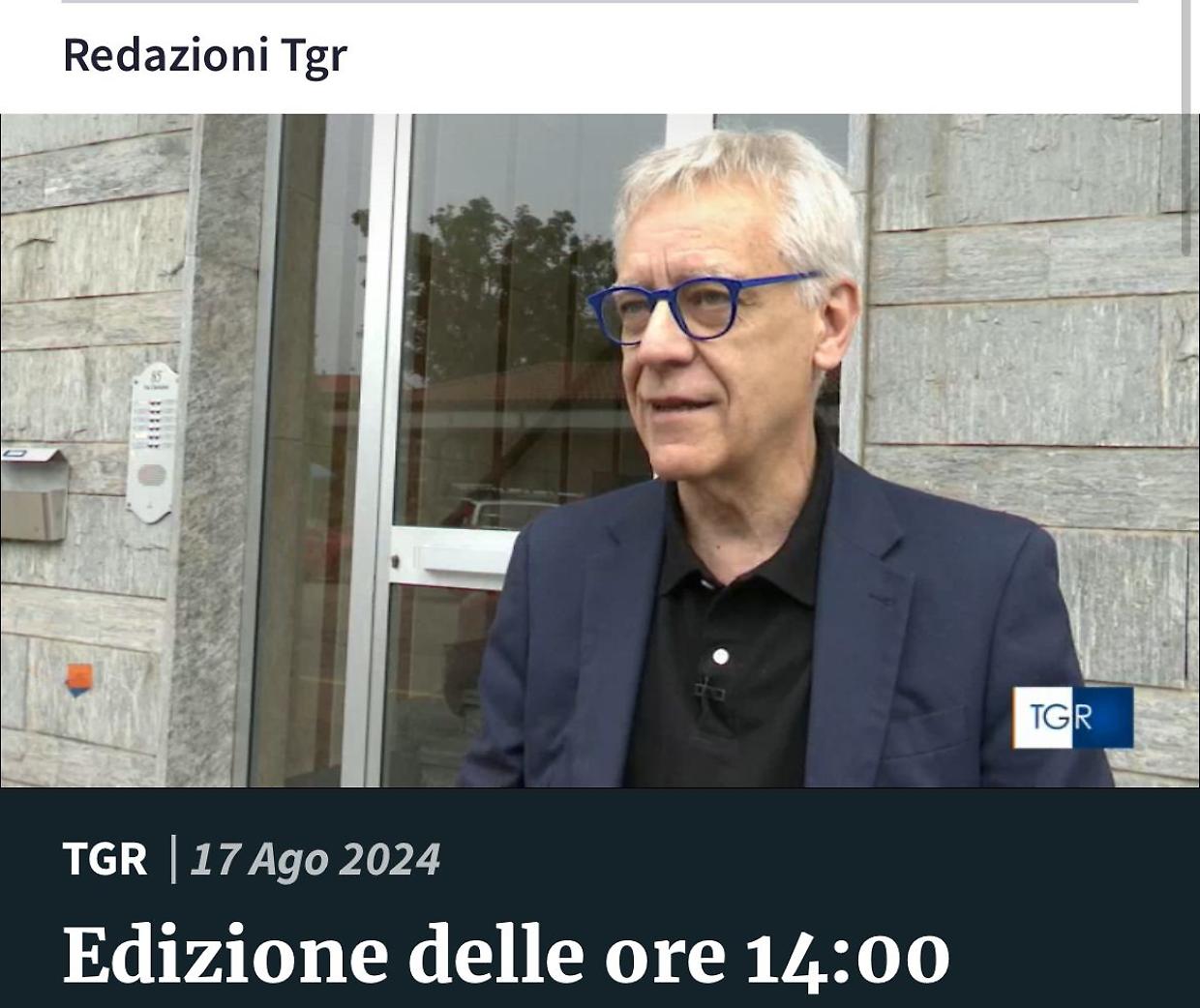 Il nostro capo servizio di cronaca Marco Bardesono al TgR: le vostre segnalazioni