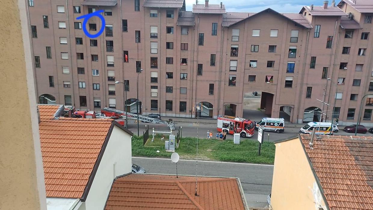Torino, incendio in un alloggio a Madonna di Campagna