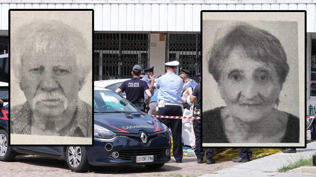 Nei riquadri, Francesco Longhitano e Anna Lupo, marito e moglie
