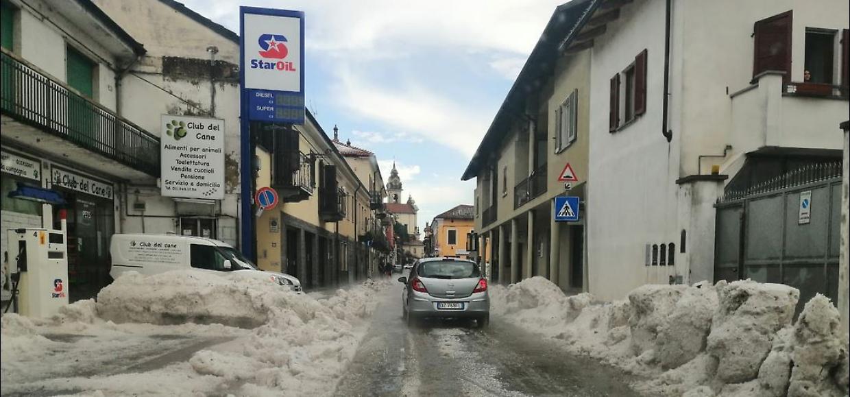 Arriva un perito per i danni da grandine