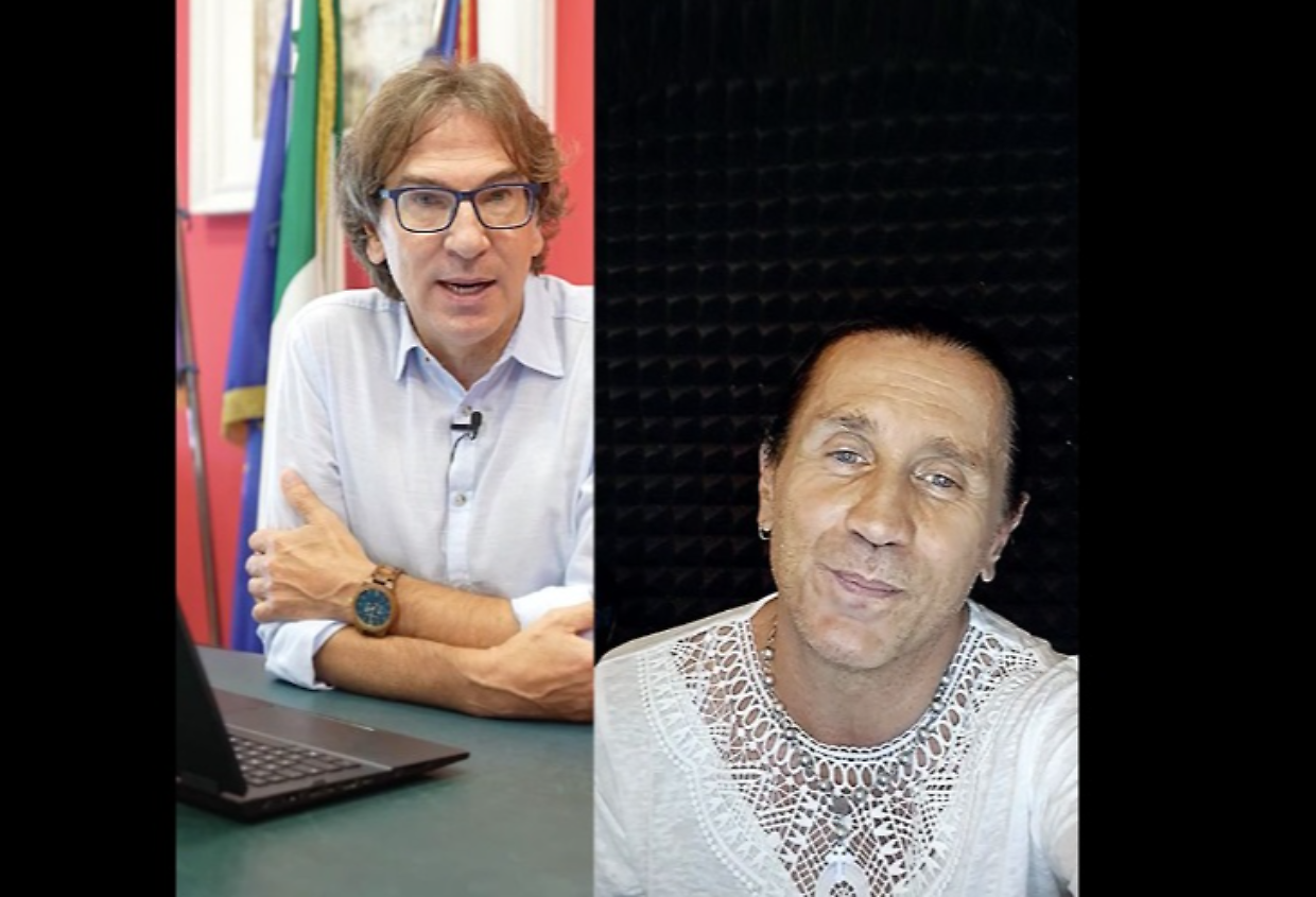 Lo sfottò di Povia al sindaco: «Credi alle fake news, così diventi Trollardo»