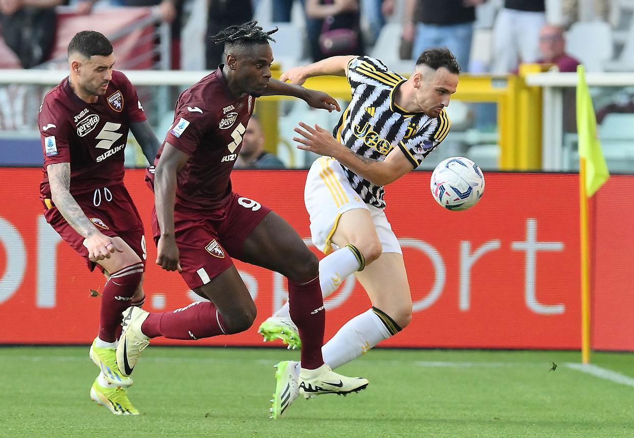 Un'immagine dell'ultimo derby della Mole tra Torino e Juventus