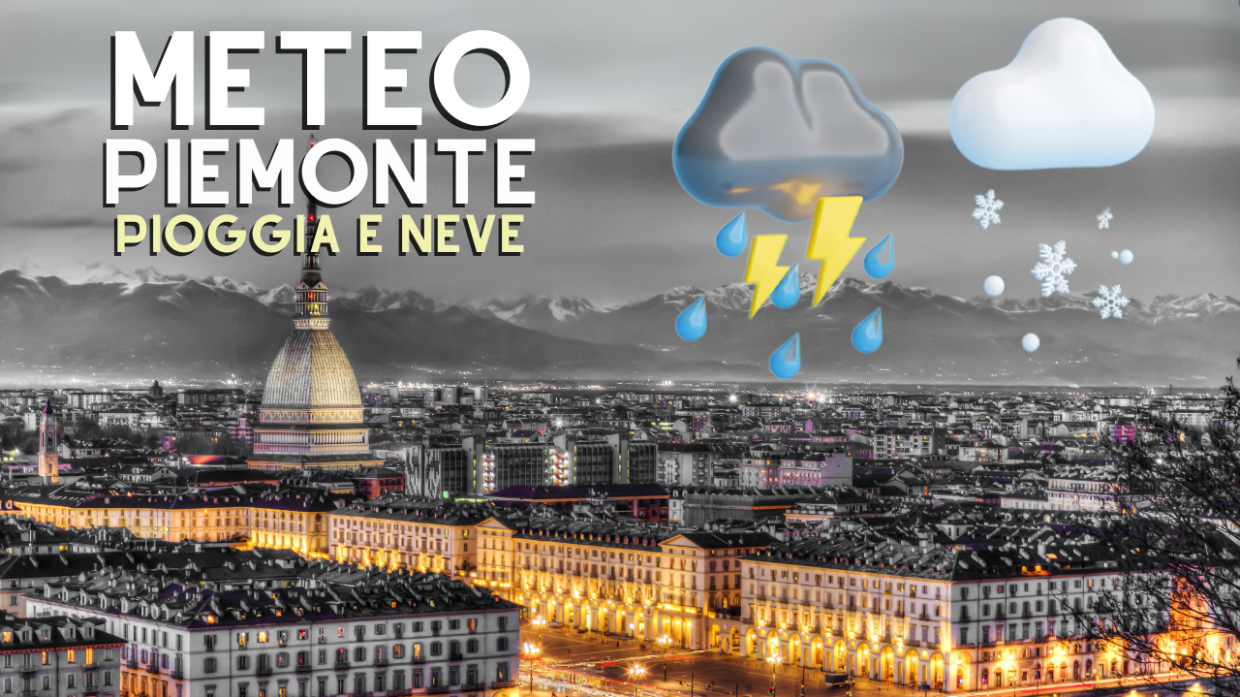 Meteo Piemonte, in montagna arriva la prima nevicata. Nelle prossime ore attesi temporali e nubifragi