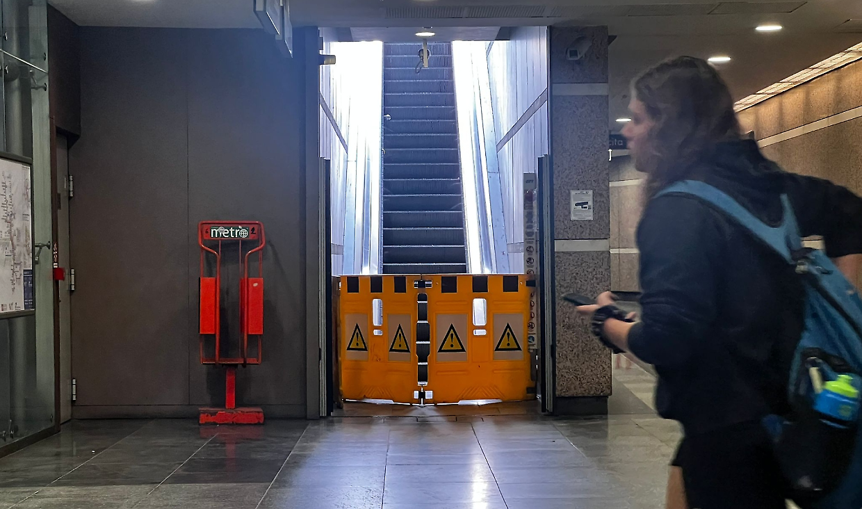 Scale della metro bloccate: ecco in quale fermate