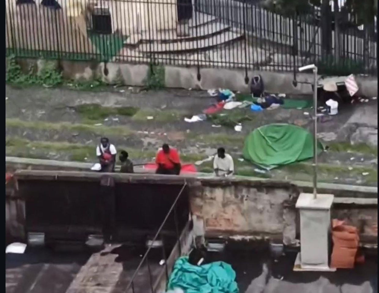 La drammatica situazione  in corso Vercelli