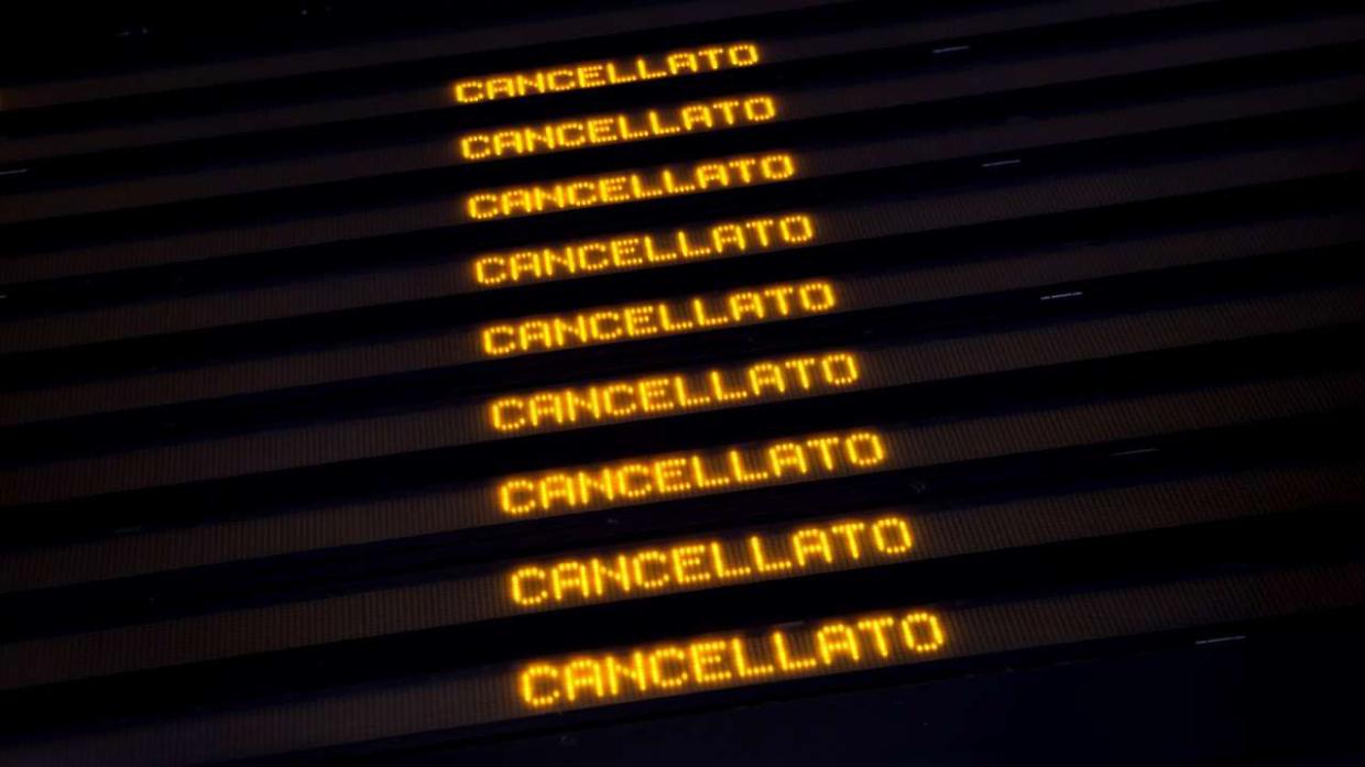 Guasto alla linea ferroviaria: treni cancellati e ritardi fino a 290 minuti