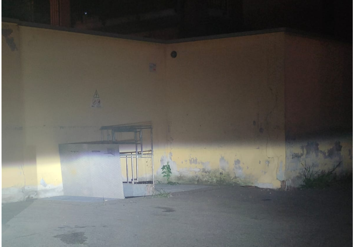 Blackout al Villaretto