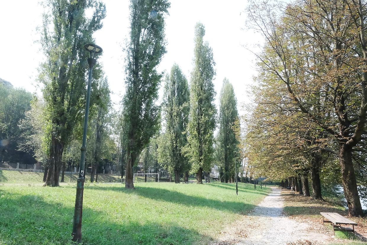 Il parco intitolato  a Leone Ginzburg