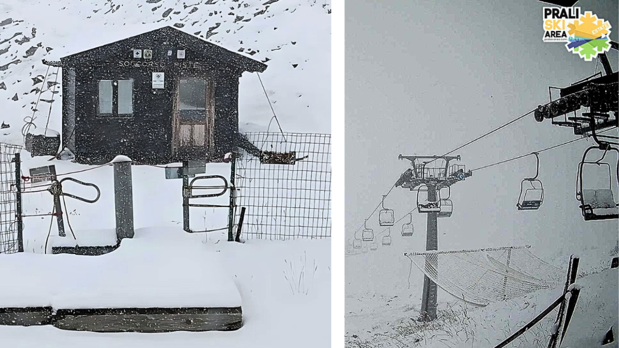 nevicata prali