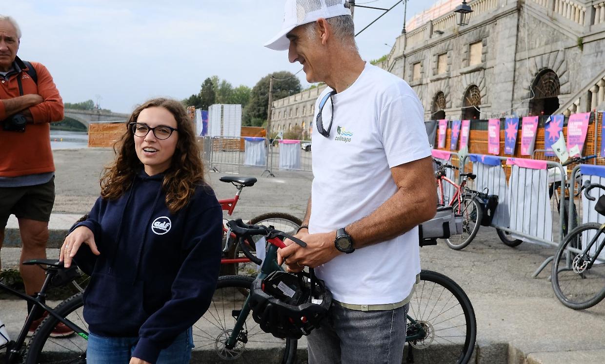 PedalPo con l’assessore Francesco Tresso