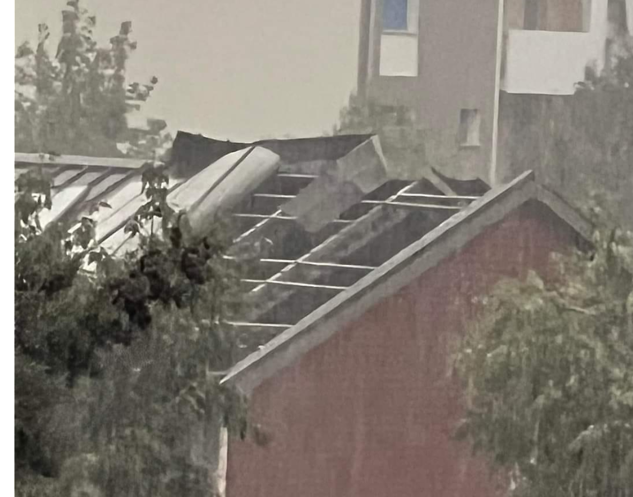 Scuola Salvemini colpita da un nubifragio