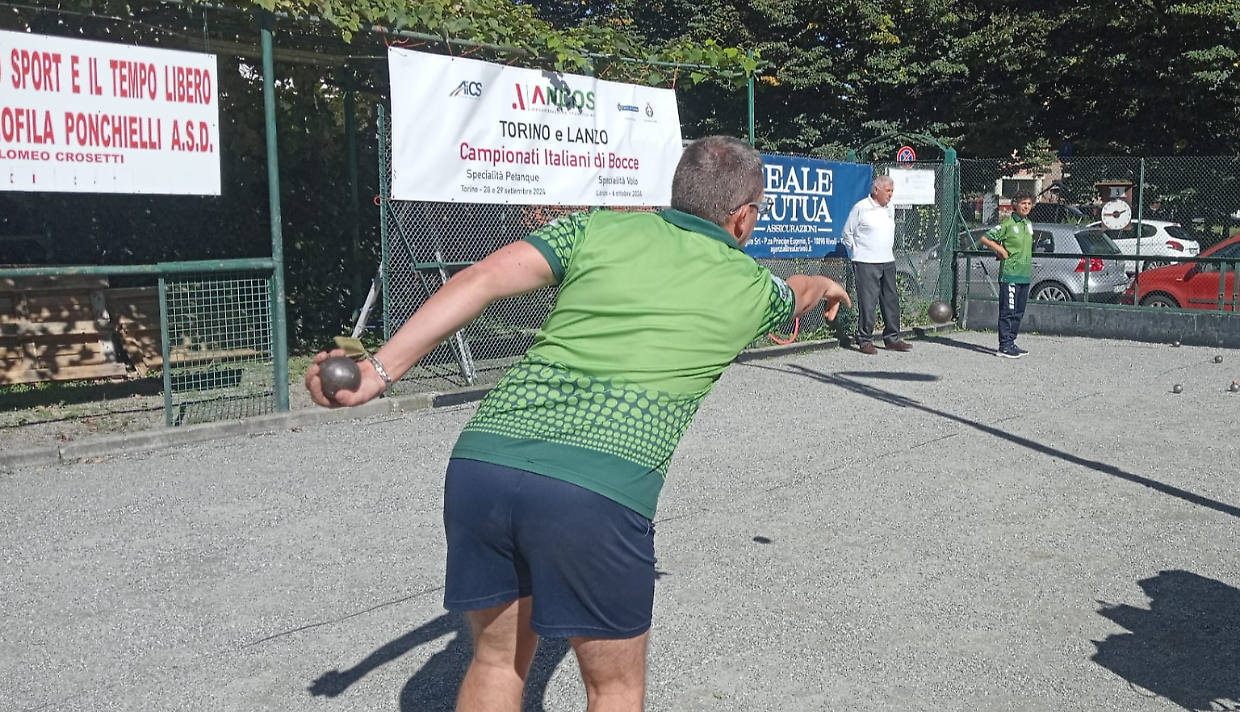 Alla bocciofila Ponchielli si stanno svolgendo i campionati italiani Ancos