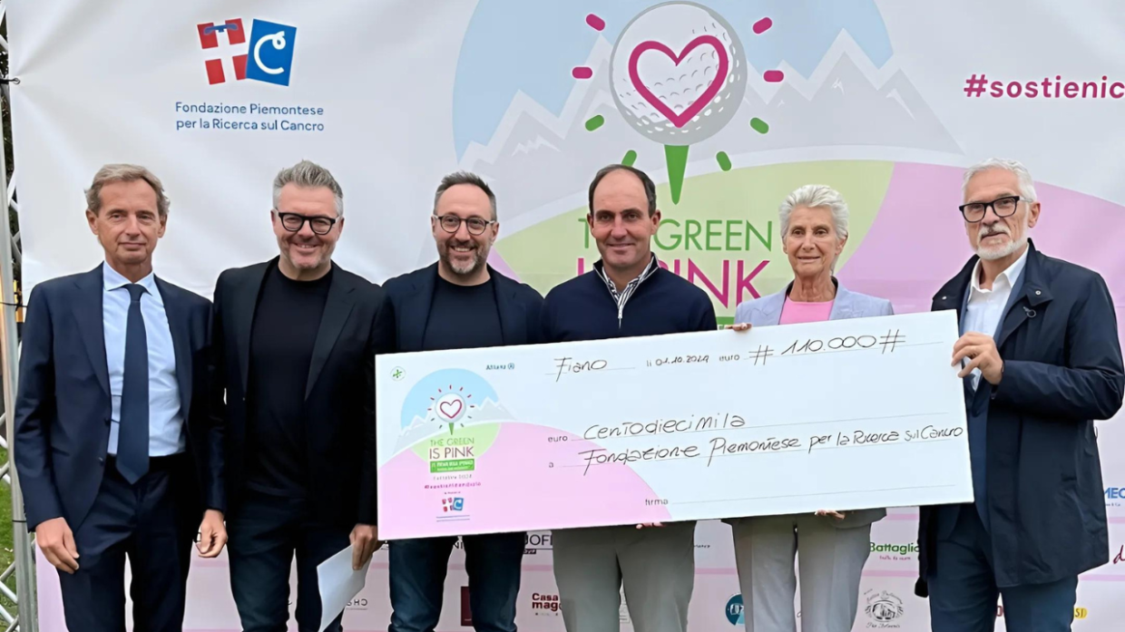 "The Green is Pink": Raccolti 110.000 Euro per la Lotta contro i Tumori Femminili