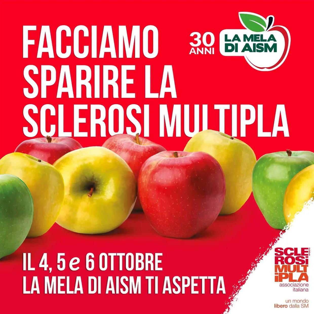 Un gesto semplice che può fare la differenza: torna La Mela di AISM nelle piazze italiane