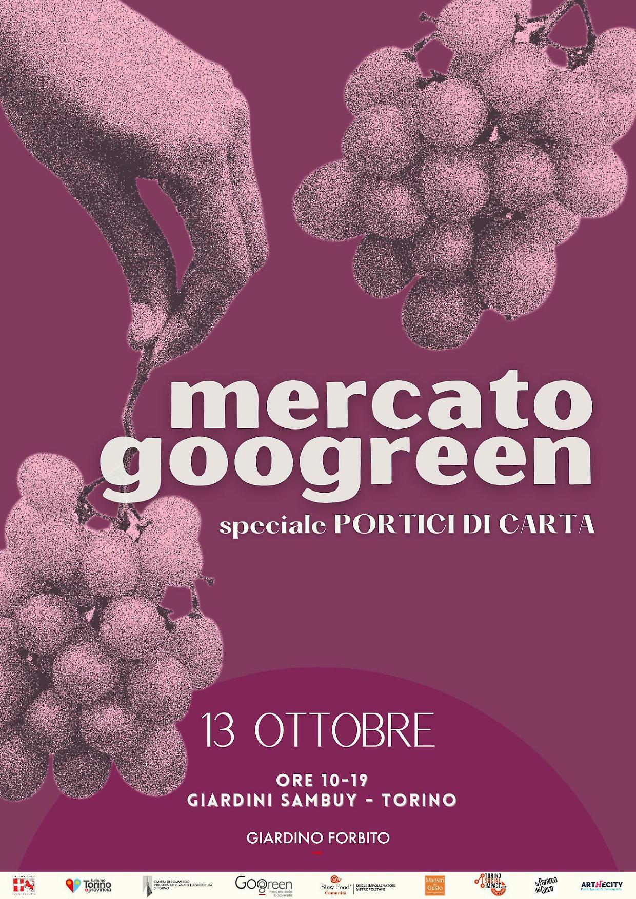 Ritorna il Mercato Googreen ai Giardini Sambuy 