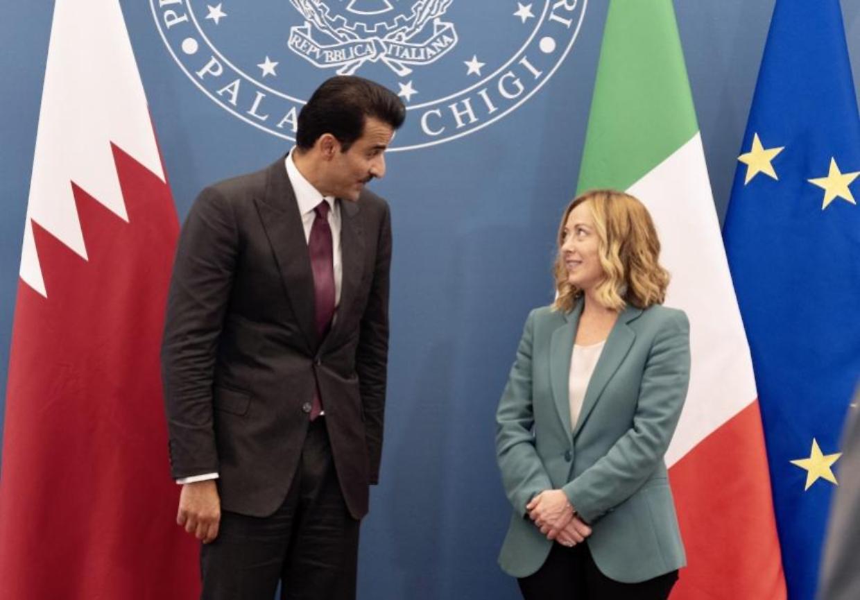 Meloni riceve l'emiro del Qatar: ecco cosa prevede l'accordo