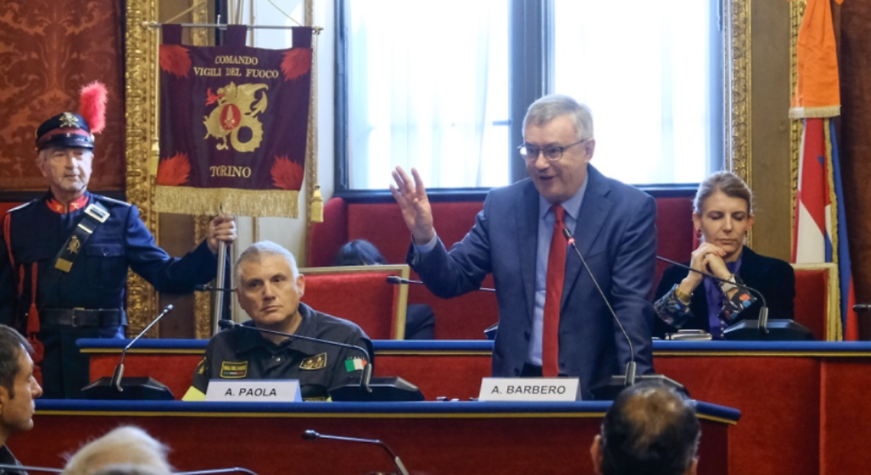 La "lectio magistralis" di Alessandro Barbero in Comune per i 200 anni dei pompieri