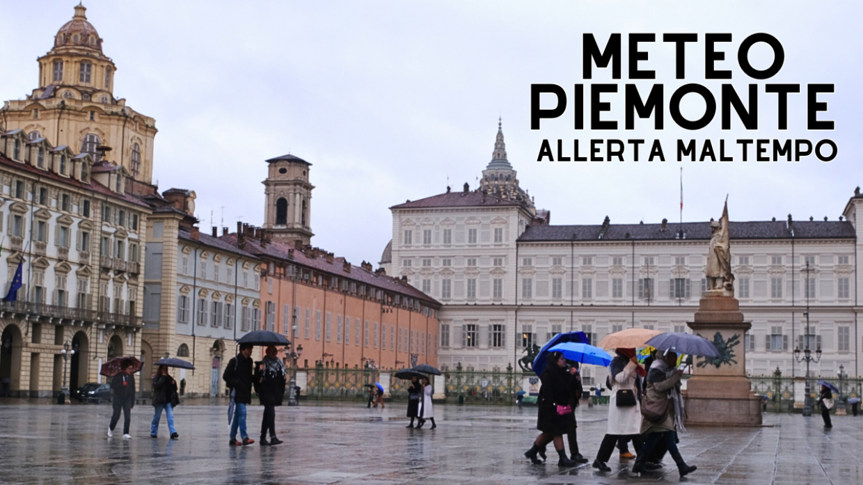 Meteo Piemonte, sta arrivando la grande pioggia. Sale l'allerta per fiumi e frane
