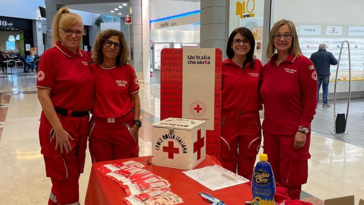 La Croce Rossa di Mappano ha raccolto oltre 1500 kg di alimenti per le famiglie bisognose