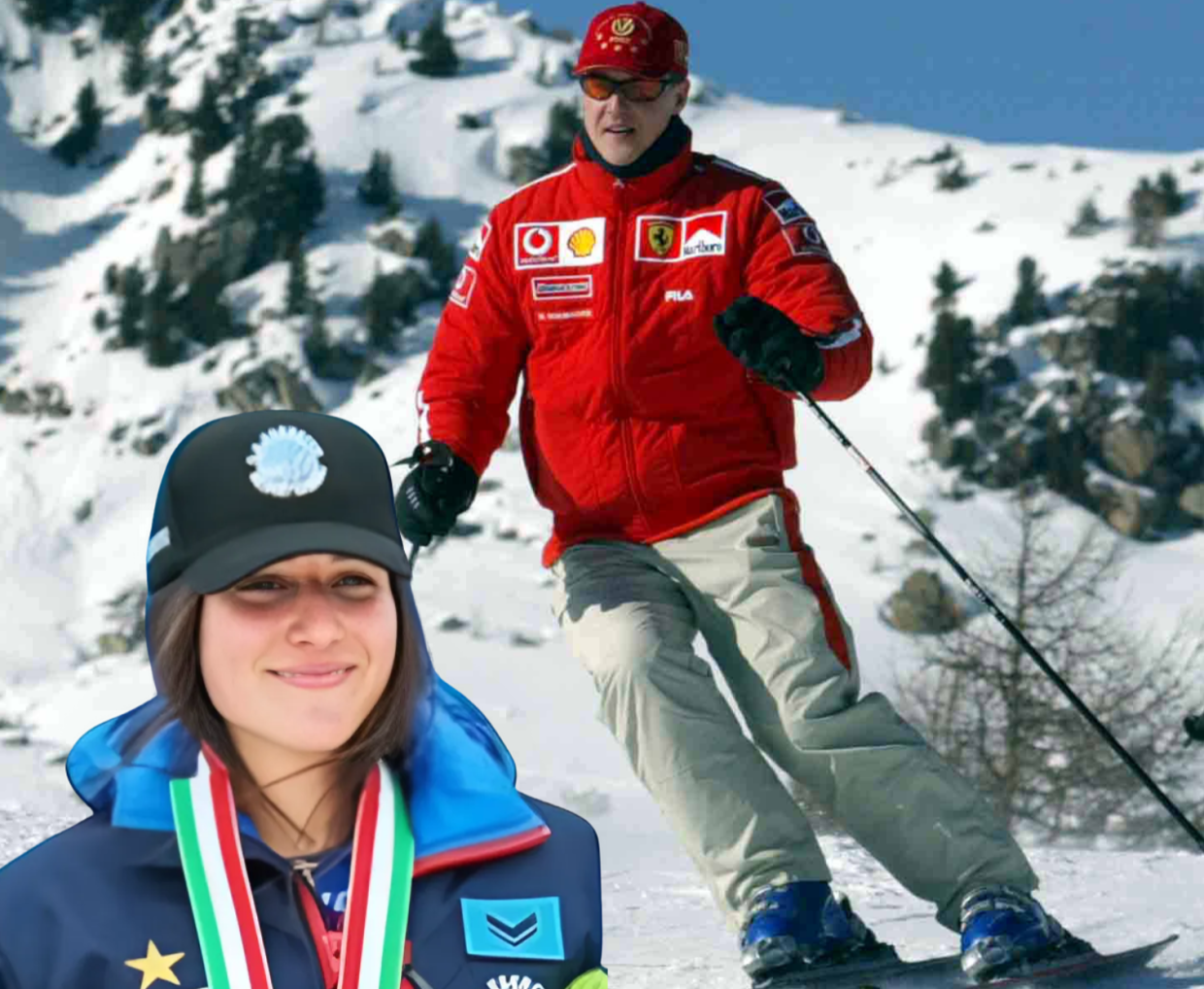 Matilde Lorenzi com Schumy (e il tragico precedente azzurro): come sta davvero l'ex campione di F1?