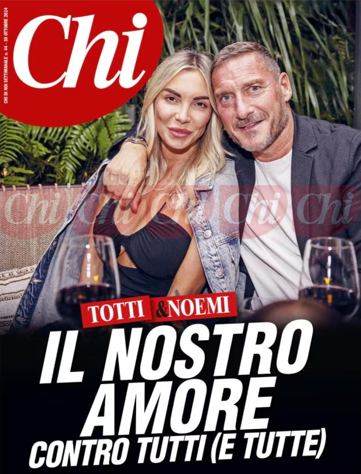 Totti e Noemi tra baci e risate«Tra di loro intesa evidente...»