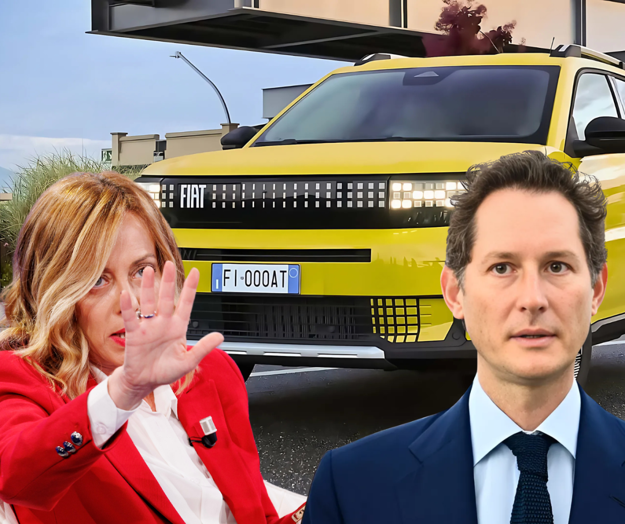 Elkann (con la Grande Panda) da Meloni: ma lei vuole?