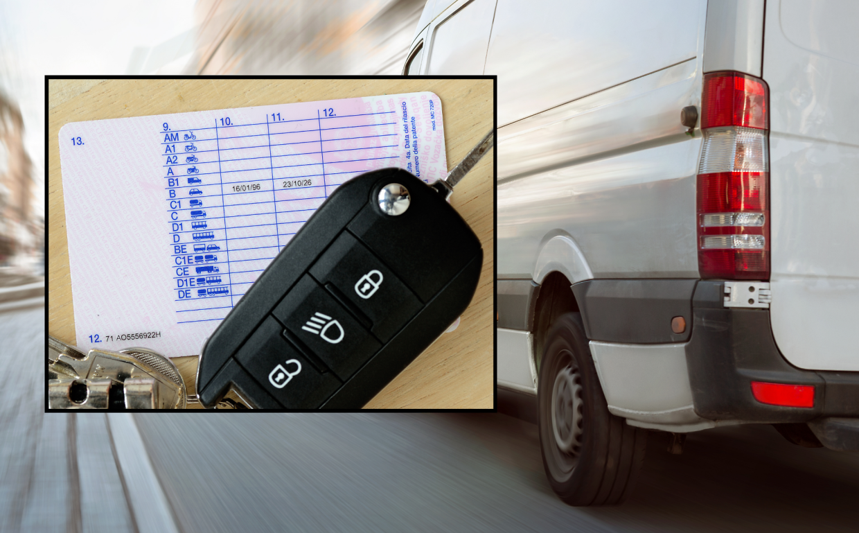 Il segreto per prendere la patente? Avere qualcuno che suggerisce da un furgone