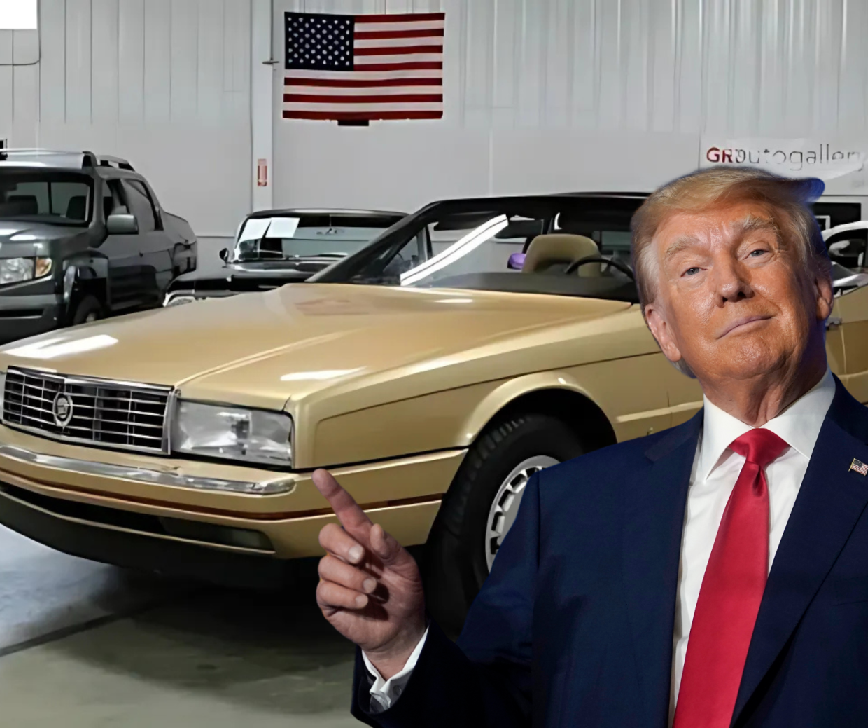 Tutti i motori del Presidente: da Torino una spider d'oro per Trump