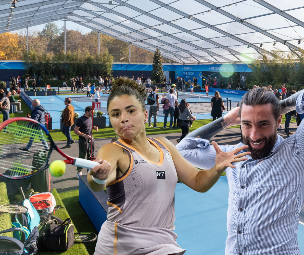 Jasmine Paolini e Vittorio Brumotti alle Atp Finals: ecco cosa vi attende al Fan Village