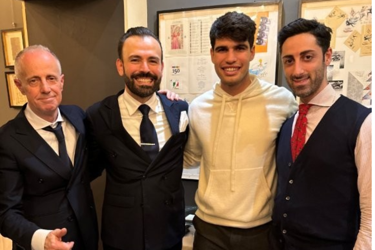 A cena con le stelle del tennis: anche Alcaraz (come Sinner) alla scoperta della cucina piemontese