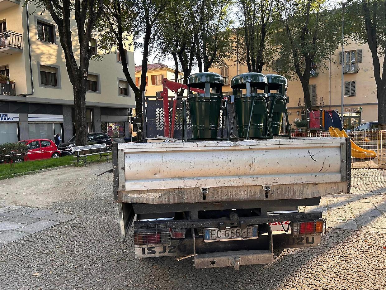 I lavori in piazza Moncenisio