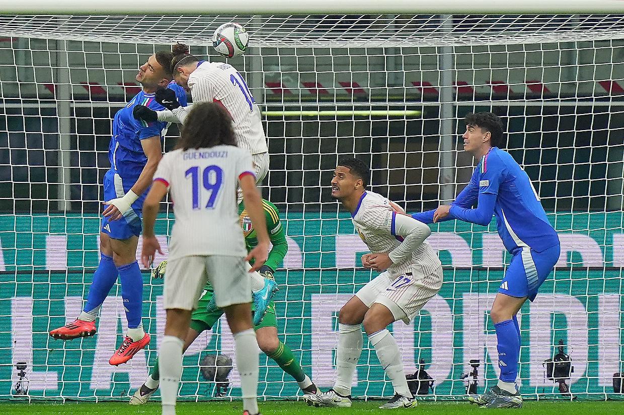 Stavolta fa festa la Francia, una doppietta dell'ex Juve Rabiot stende l'Italia