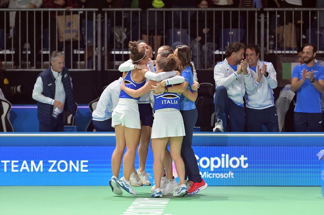 A Malaga l'Italtennis femminile in campo nella finale di Billie Jean King Cup