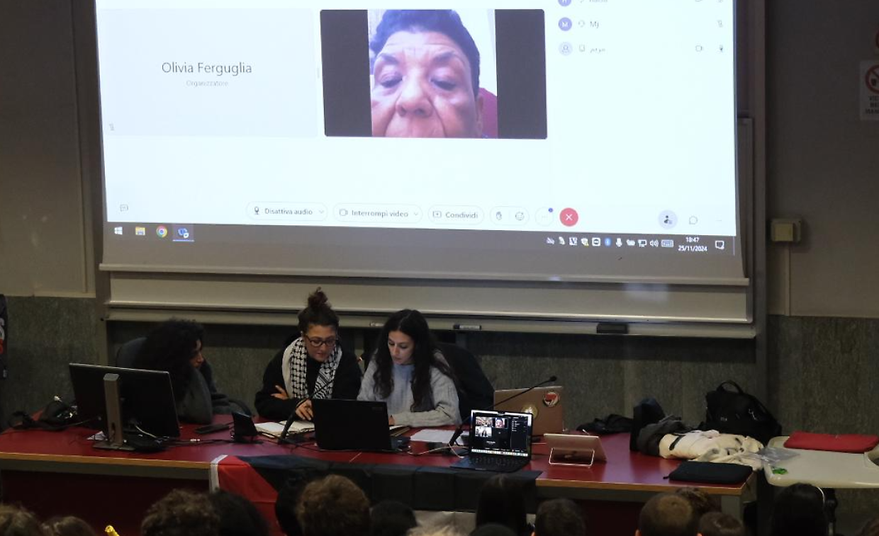 Mariam Abu Daqqa a Torino, in video-collegamento