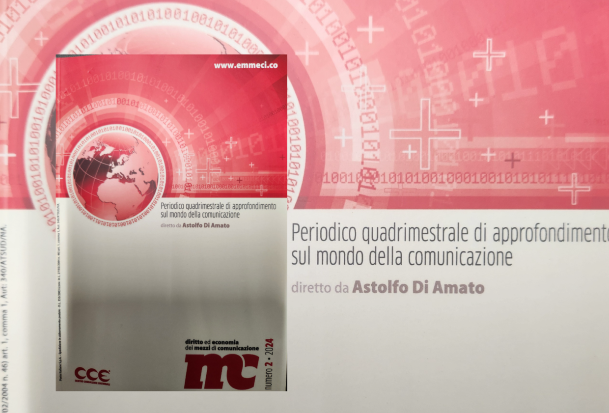 Dal regolamento AgCom alle Blockchain, il  numero 2 della rivista "Diritto ed economia dei mezzi di comunicazione"