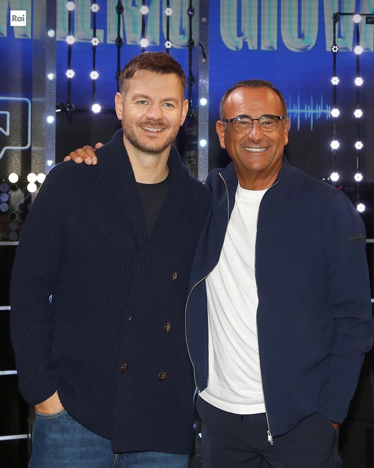 Alessandro Cattelan e Carlo Conti (Fonte Instagram)