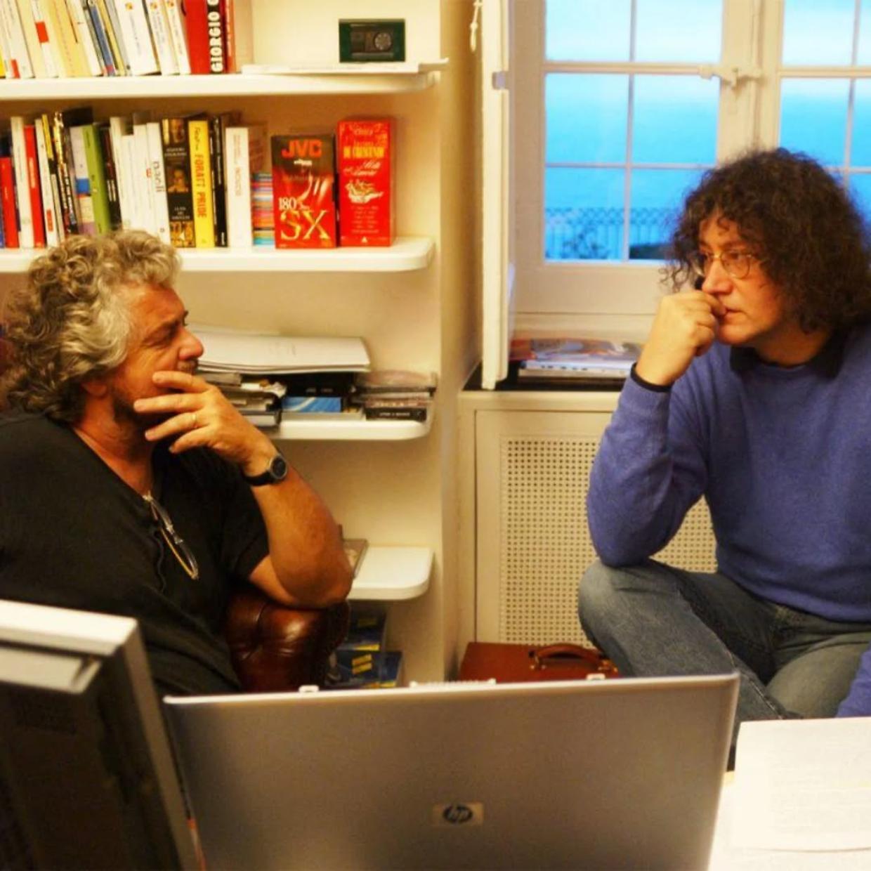 Beppe Grillo e Gianroberto Casaleggio (Fonte Instagram)