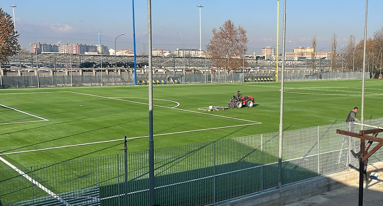 Il nuovo campo da calcio a 11 del Crocetta Calcio