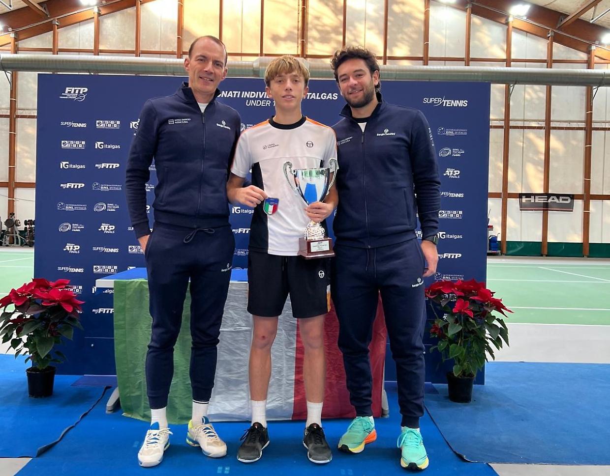 I talenti di I Tennis Foundation crescono, Matteo Gribaldo è campione italiano Under 16