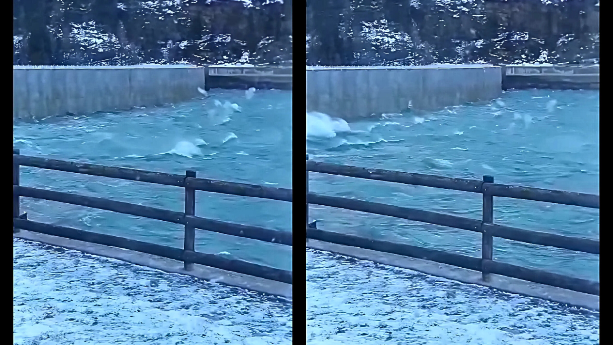 Meteo, tempesta di foehn in corso sulle Alpi: "mareggiata" sul lago di Ceresole Reale 