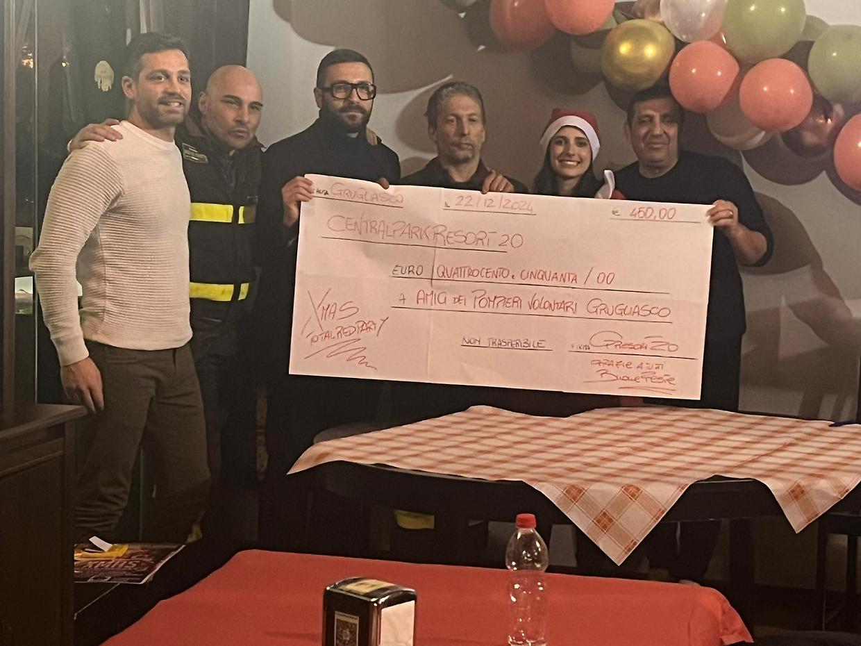 Natale di solidarietà a Grugliasco: la lotteria  per i vigili del fuoco