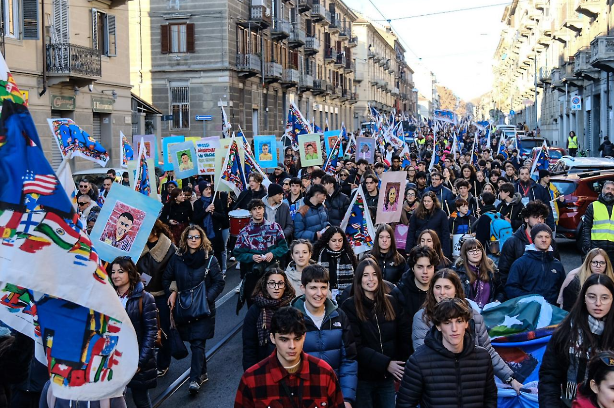La Marcia per la pace organizzata dal Sermig