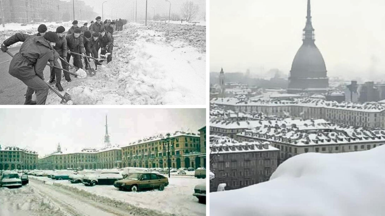 13 gennaio 1985: 40 anni fa a Torino e sul nord Italia la nevicata dal secolo