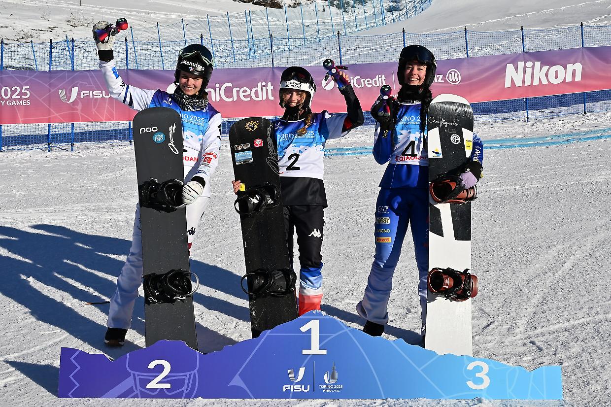 Alle Universiadi la prima medaglia italiana è della figlia d'arte Marika Savoldelli nello snowboard cross 