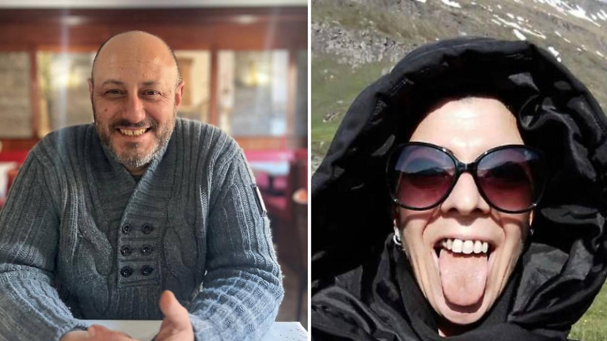 A sinistra, Luca Milione, gestore del Don Ciccio. A destra, Mara Favro