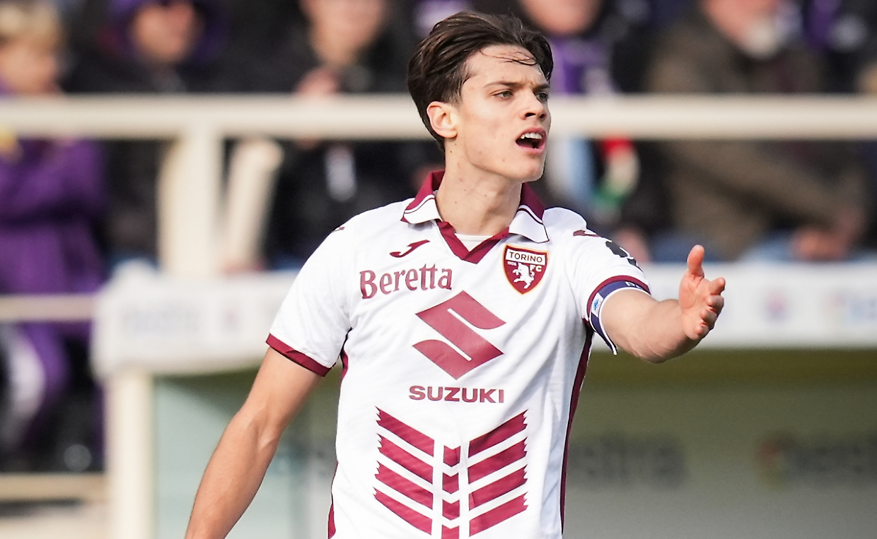Il centrocampista del Torino, Samuele Ricci (foto LaPresse)