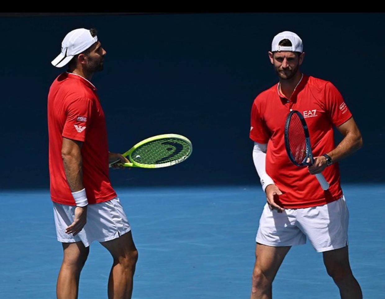 Andrea Vavassori e Simone Bolelli a rullo compressore in semifinale agli Australian Open