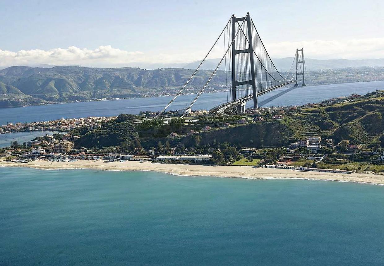 Un render di come dovrebbe essere il ponte una volta realizzato (Fonte Instagram)